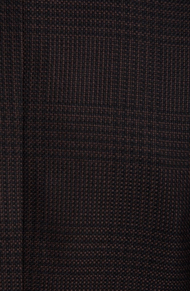 Ring Jacket Balloon Trim Fit Plaid Wool Sport Coat, Alternate, color,