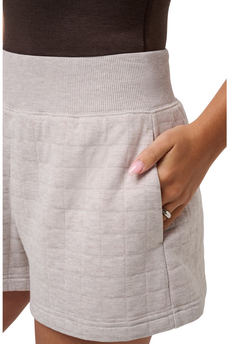 Coastal Quilted Shorts, Alternate, color, HEATHER SAVANNAH TAN
