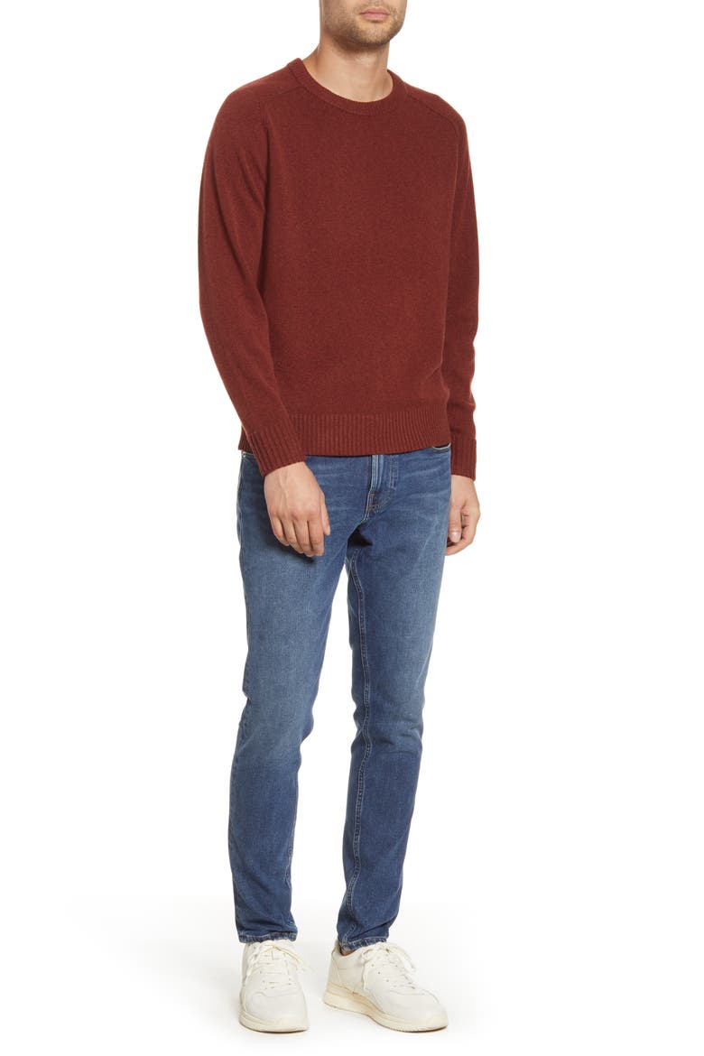 The ReCashmere Crew Sweater, Alternate, color, HEATHER CLAY
