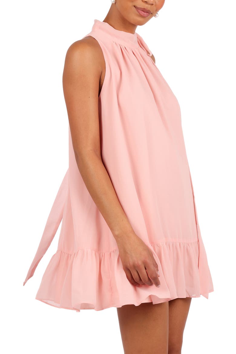 Victoria Halter Trapeze Minidress, Alternate, color, PETAL PINK
