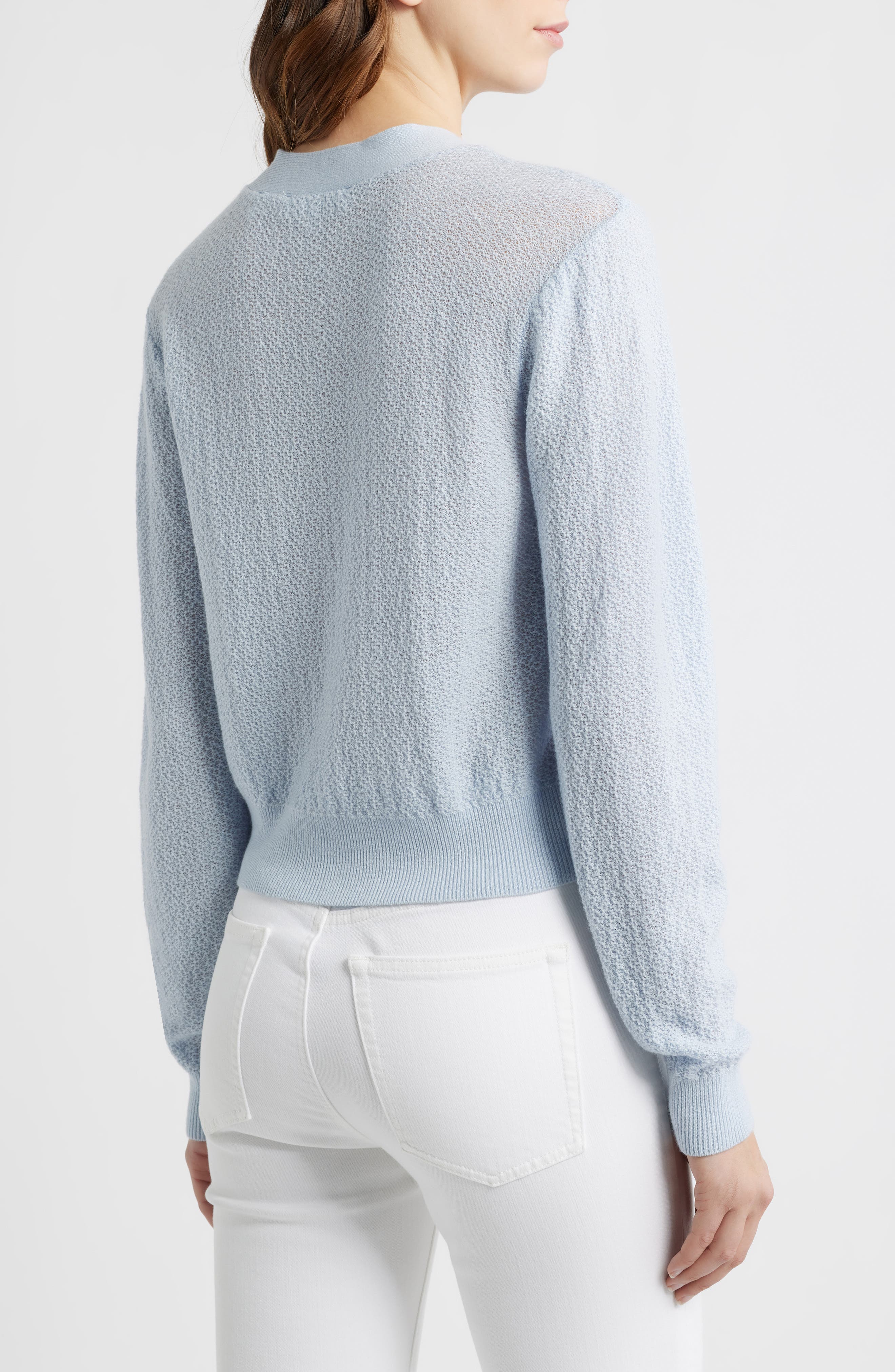 The Lightweight Stretch Wool Blend Cardigan - image 2