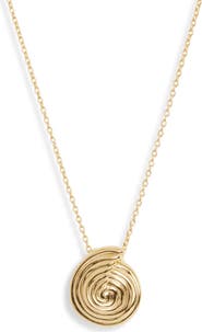 Missoma Mini Spiral Pendant Necklace