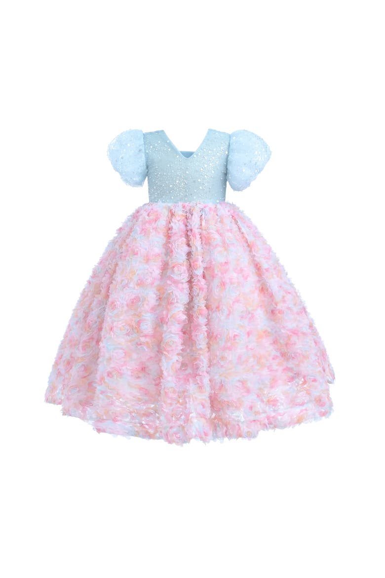 Latona Dress, Alternate, color, Blue