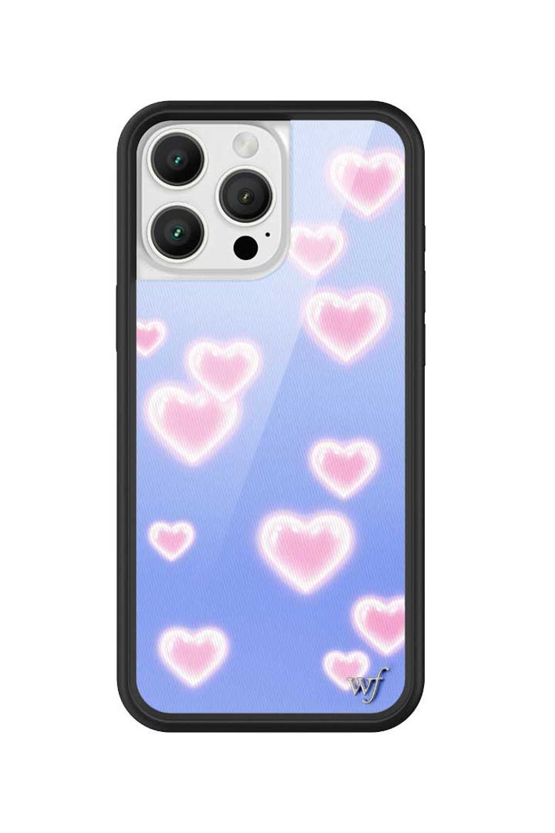 Dreamy Hearts iPhone Case, Alternate, color, Blue