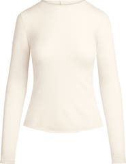 SKIMS Featherweight Cashmere Long Sleeve Top