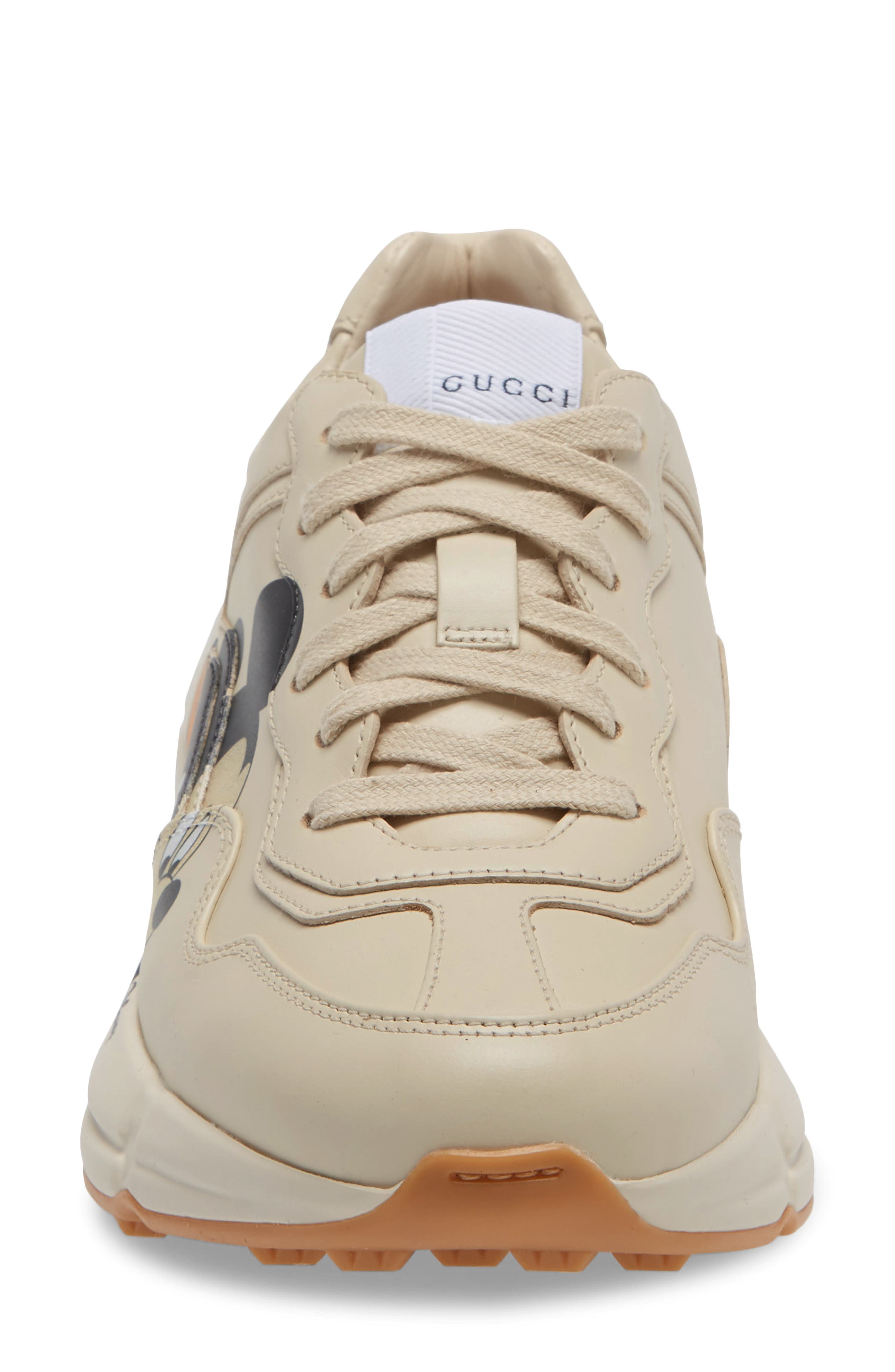 Gucci x Disney Rhyton Mickey Mouse Sneaker, Alternate, color, 