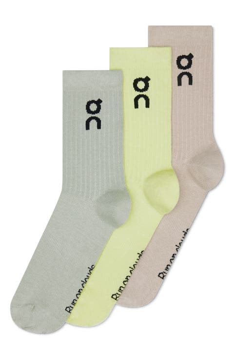 Logo Organic Cotton Crew Socks