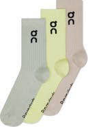On Logo Organic Cotton Crew Socks