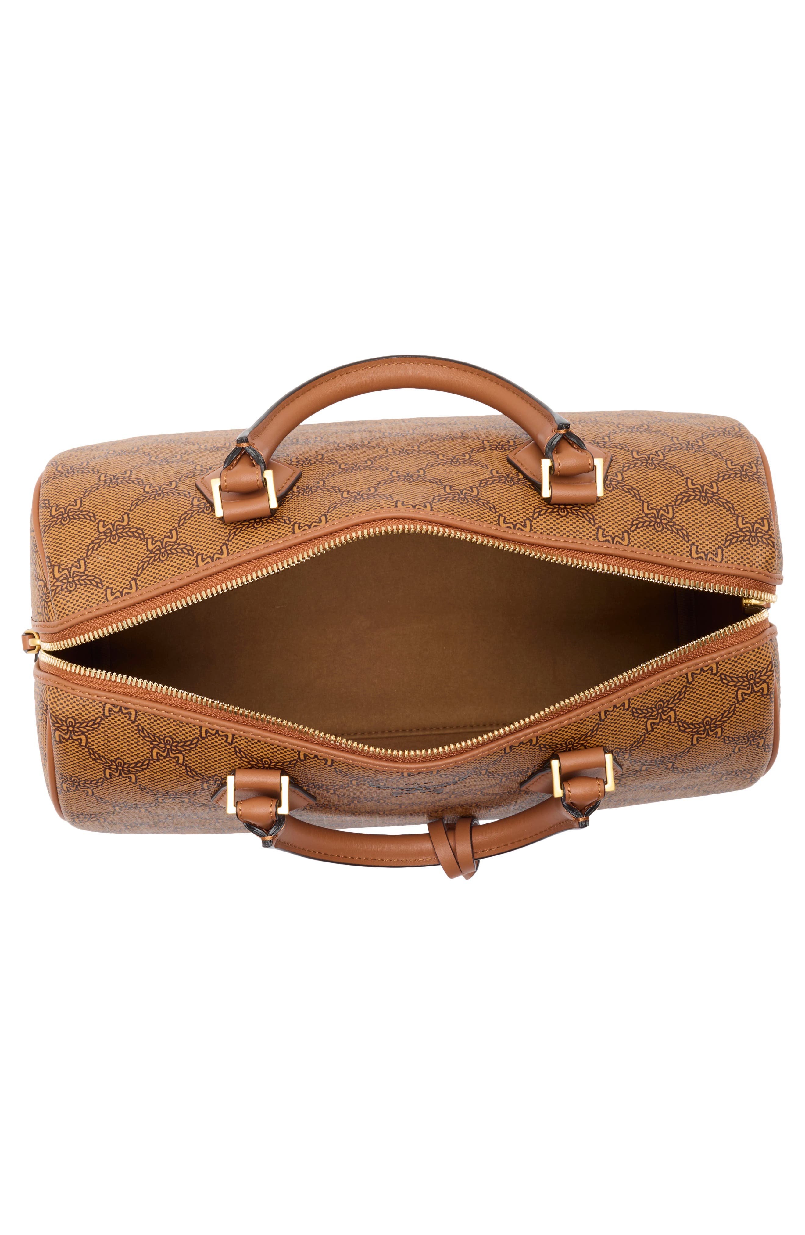 Ella Medium Boston Bag, Alternate, color, COGNAC
