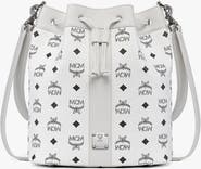 MCM Medium Dessau Drawstring Bag in Visetos