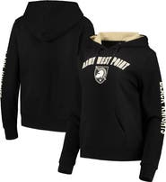 COLOSSEUM Women's Colosseum Black Army Black Knights Loud and Proud Pullover Hoodie