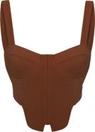 PCFG Cotton Woven Corset Top