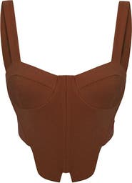 PCFG Cotton Woven Corset Top