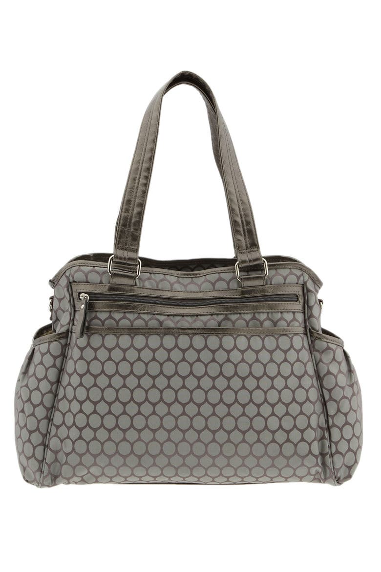 'Studio Tote' Diaper Bag, Alternate, color, PEWTER DOT