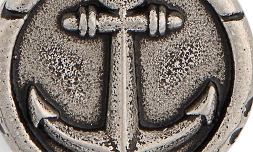 NORDSTROM RACK STAINLESS STEEL ANCHOR PENDANT NECKLACE