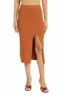 Alexia Admor Split Midi Skirt