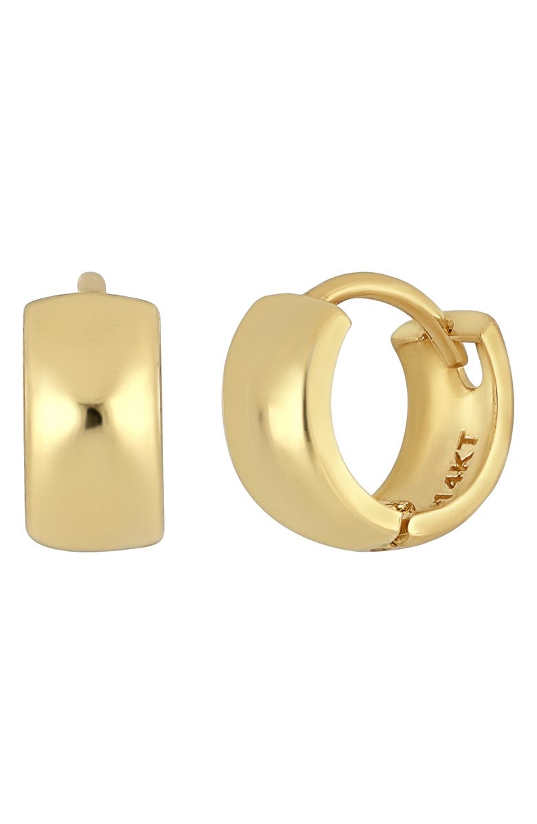 Bony Levy 14K Gold Chunky Huggie Hoop Earrings, Alternate, color, 