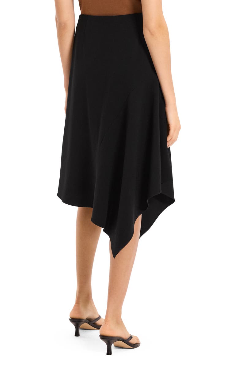 Theory Drape Panel Skirt, Alternate, color, Black