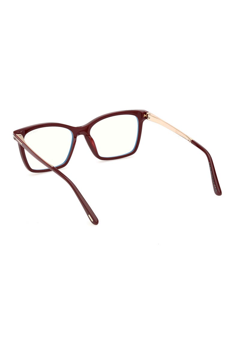 53mm Rectangular Optical Frames, Alternate, color, SHINY TEAL PALL T BLUE BLOCK