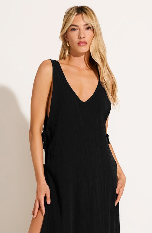 VITAMIN A VITAMIN A® RIVIERA LINEN & COTTON COVER-UP DRESS