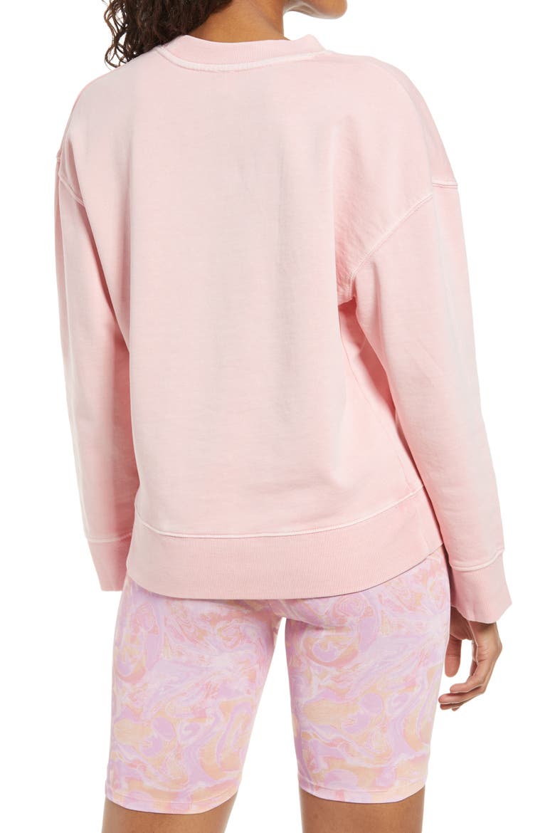 Pullover Sweatshirt, Alternate, color, PINK CANDY