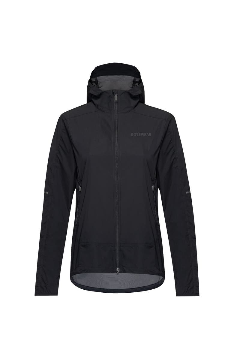 GOREWEAR Fernflow Hooded Windbreaker - Women's, Main, color, Black