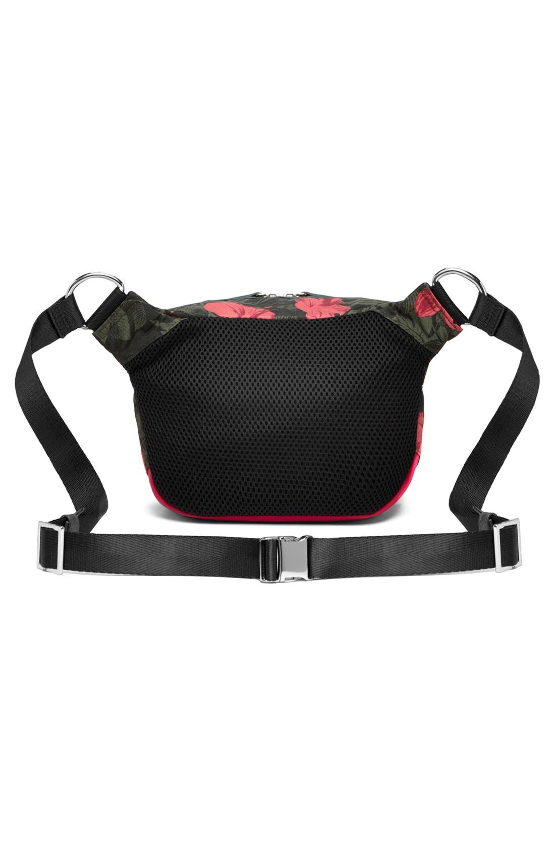 de la Vie 'Tacoma' Camo Waist Pack, Alternate, color, TROPICAL GARDEN/ PALM GREEN