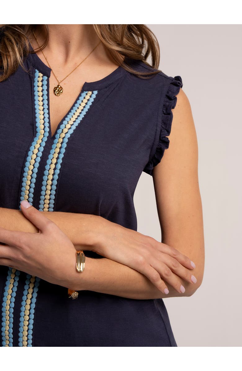 Brakeburn Jenny Blouse, Alternate, color, Navy