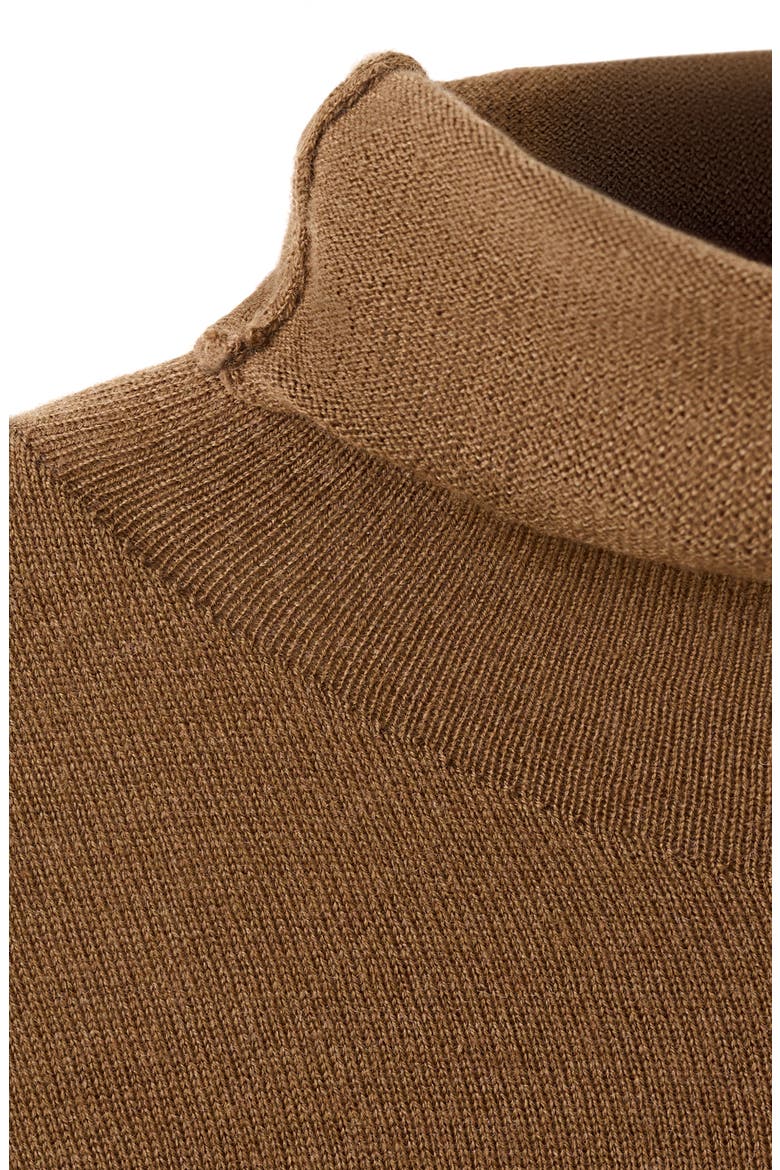 Turtleneck Sweater, Alternate, color, TOBACCO BROWN