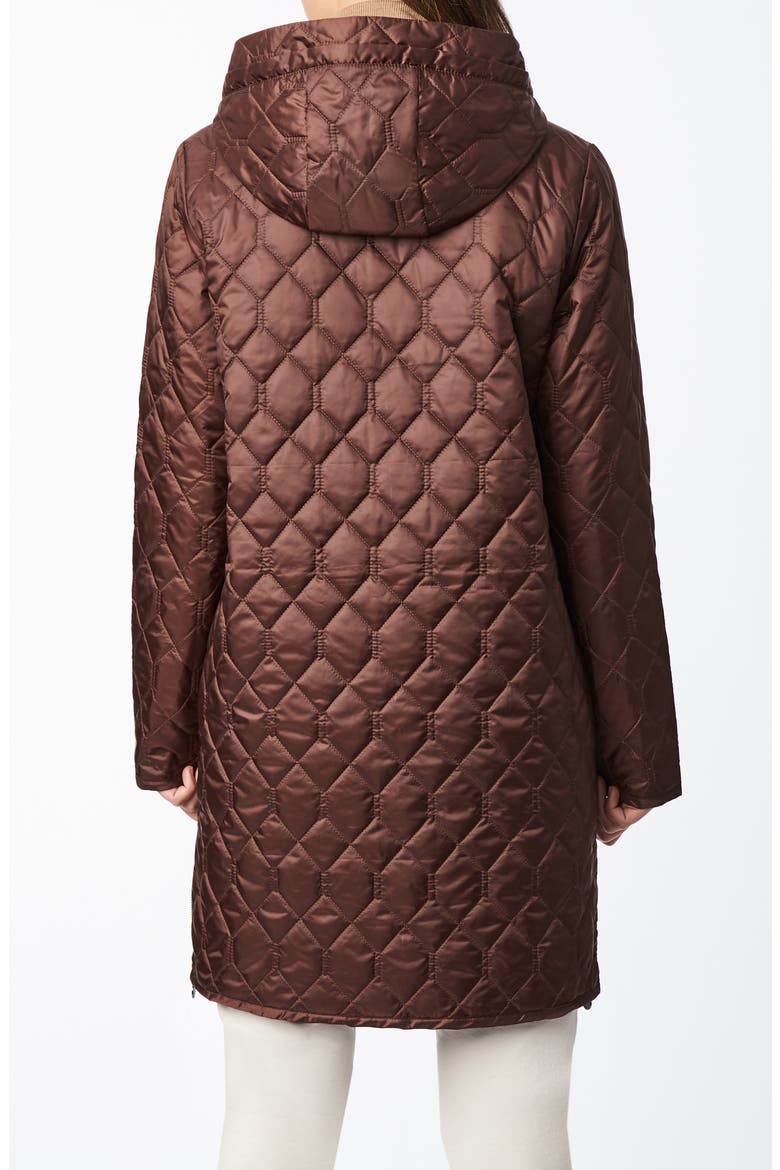 Quilted Hooded Liner Jacket, Alternate, color, PECAN