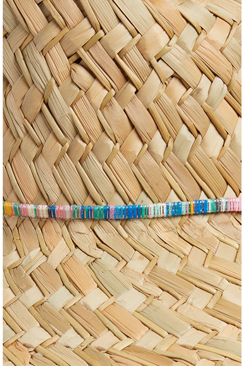 Mixed Surf Straw Sun Hat, Alternate, color, NATURAL/ BLUE