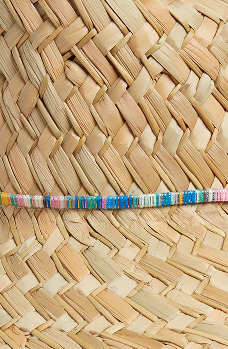 Rip Curl Mixed Surf Straw Sun Hat, Alternate, color, Natural/ Blue