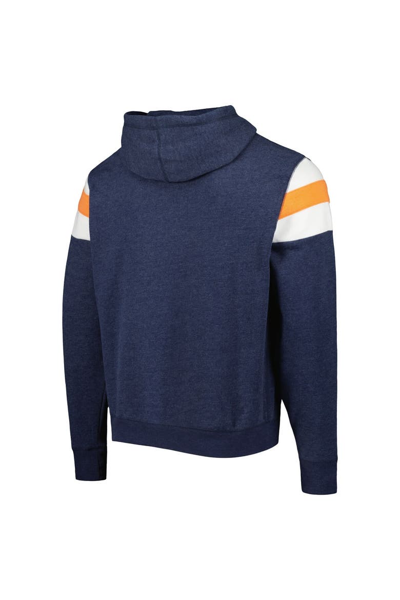 Men's '47 Heathered Navy Chicago Bears Premier Nico Pullover Hoodie, Alternate, color, Navy