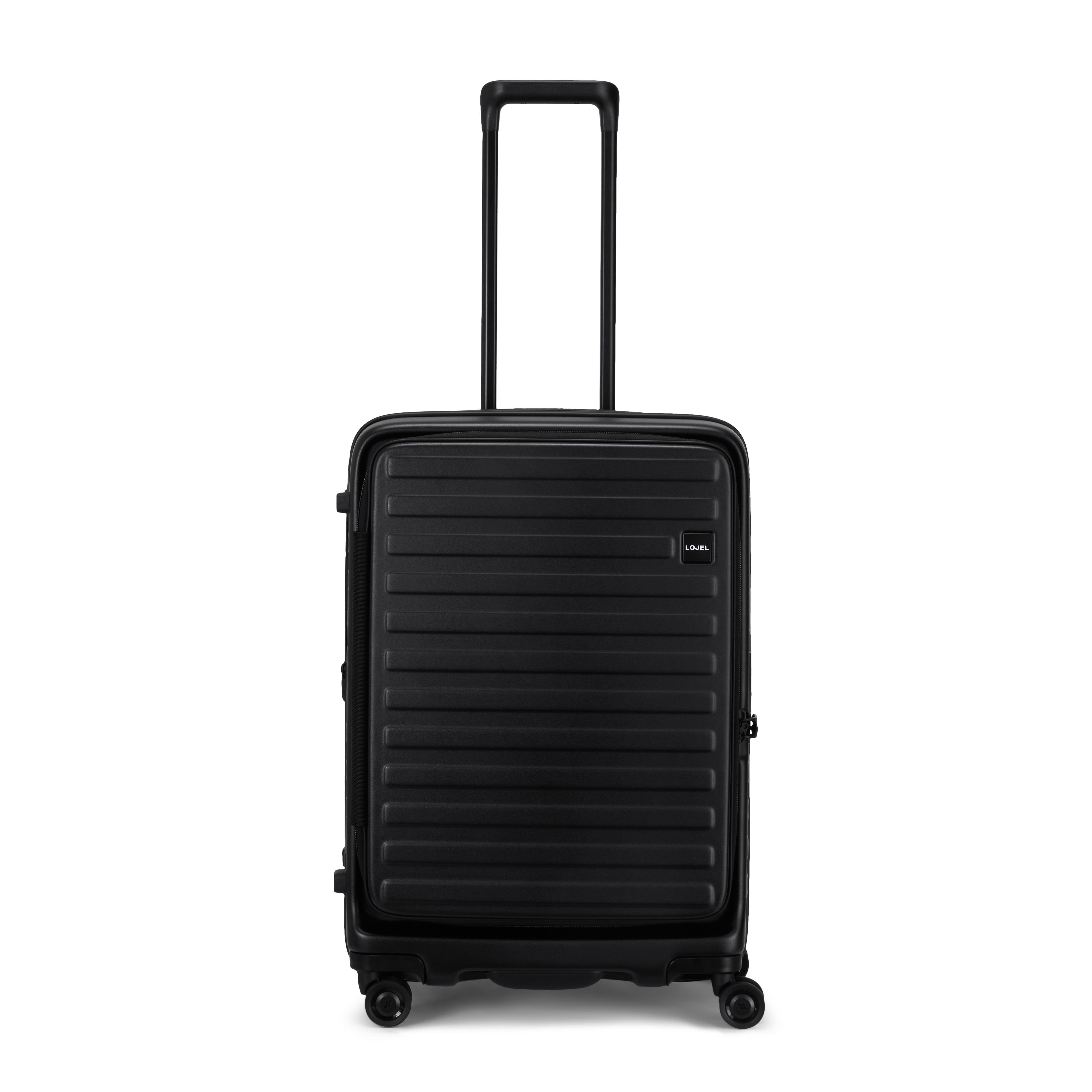 LOJEL Cubo Medium Check in 26 inch Lightweight Luggage, Main, color, Black