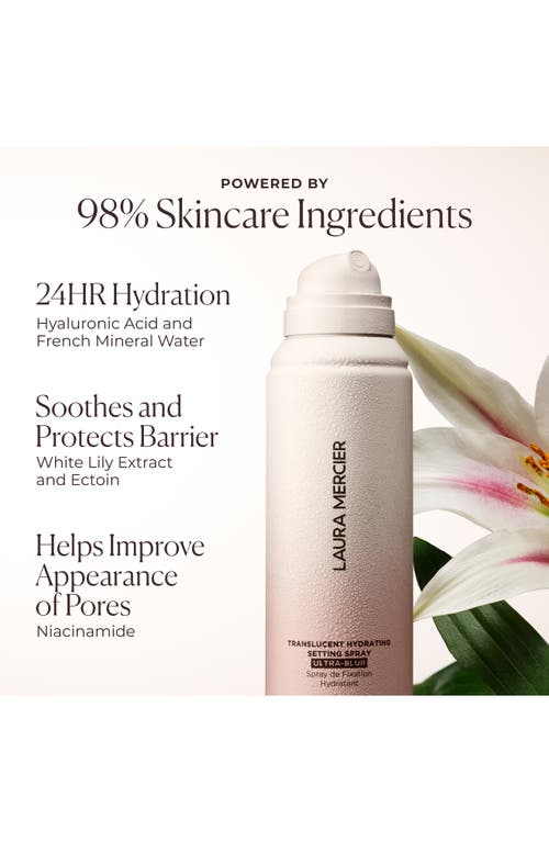 Laura Mercier Ultra-blur 24-hour Hydrating Setting Spray In Transparent