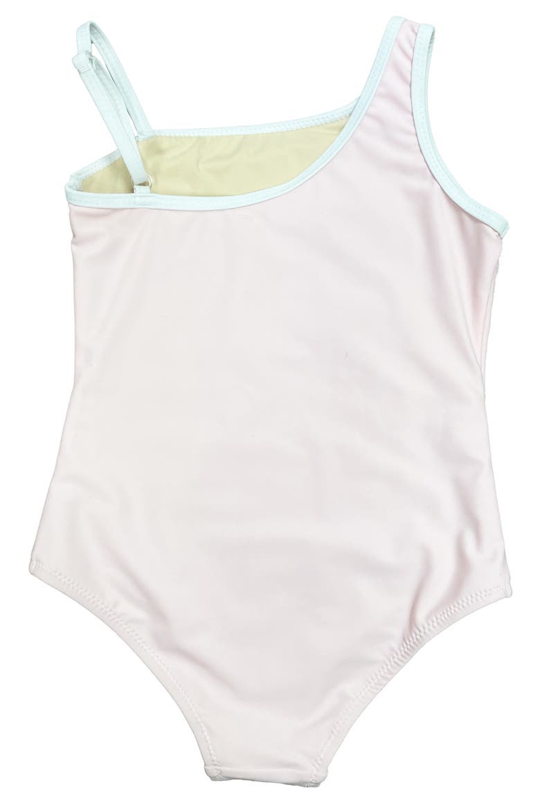 Kids' Sequin Palm One-Piece Swimsuit, Alternate, color, PINK