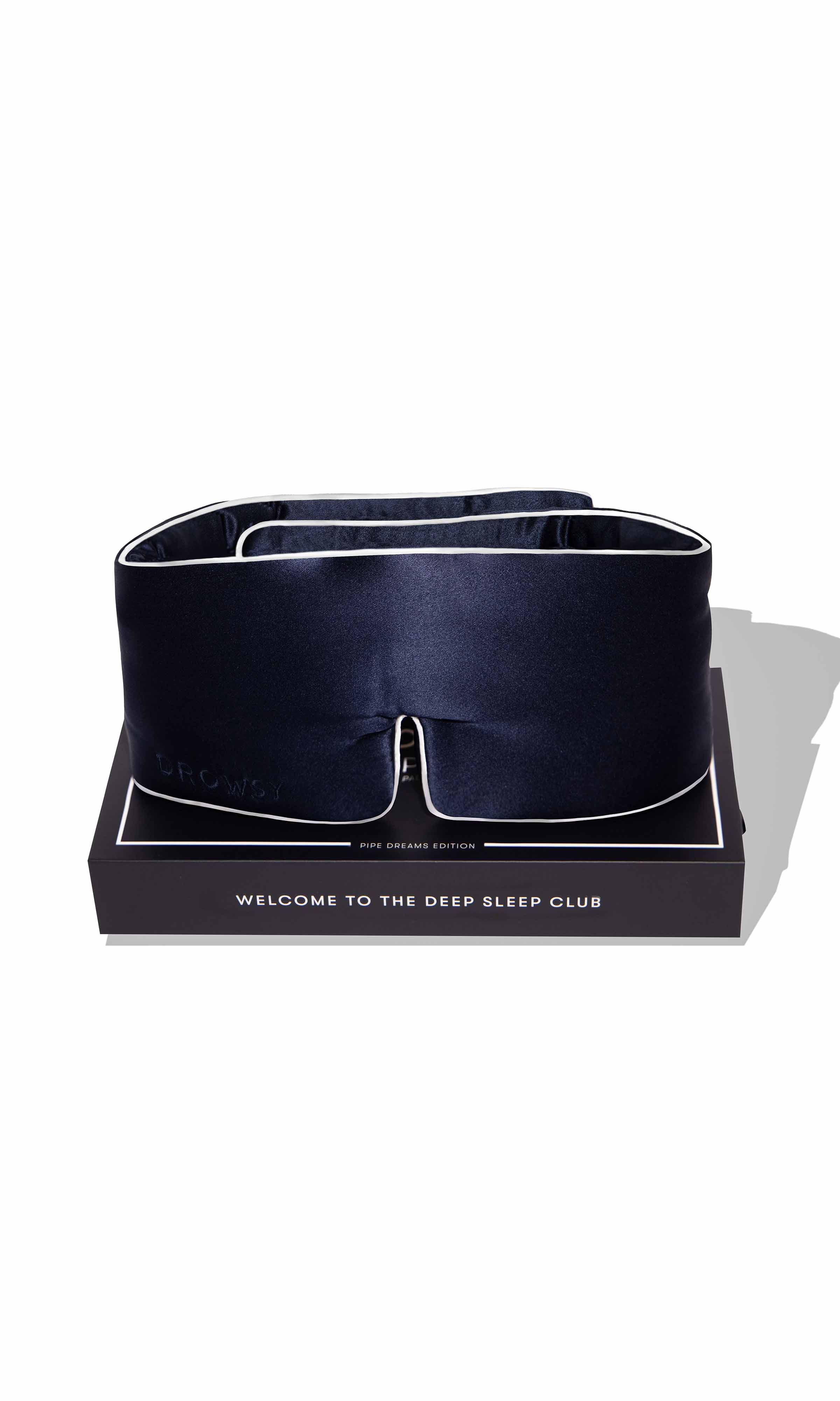 Drowsy Sleep Co. Pipe Dreams Sleep Masks in Midnight Blue 
