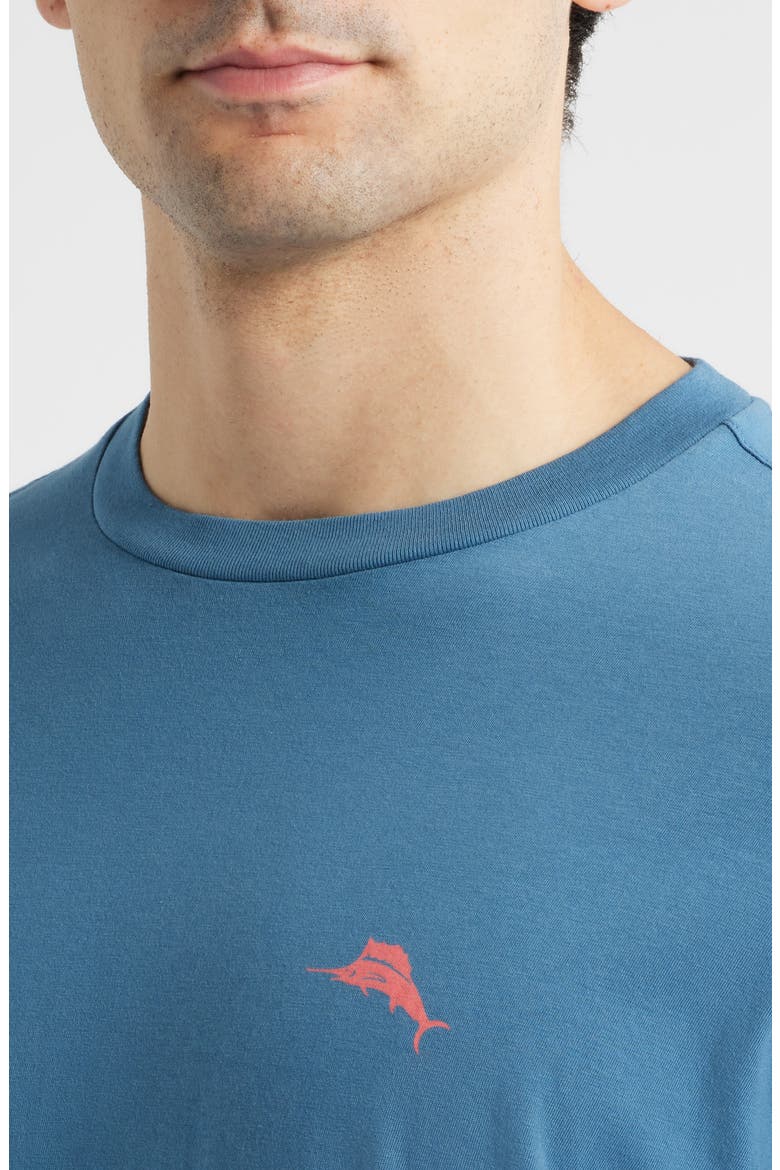 Surfing Sunsets Graphic T-Shirt, Alternate, color, STELLAR SAPPHIRE