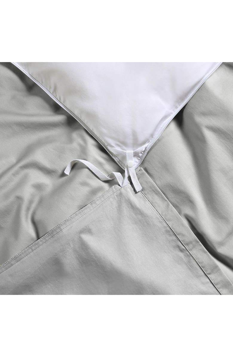 Sijo CLIMA Cotton Duvet Cover, Alternate, color, Dove