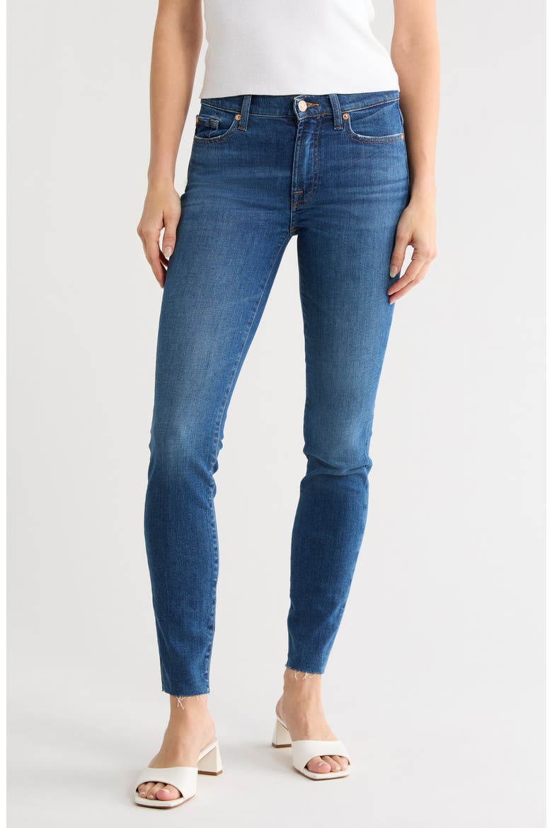 High Waist Skinny Jeans, Main, color, HIGHLINE