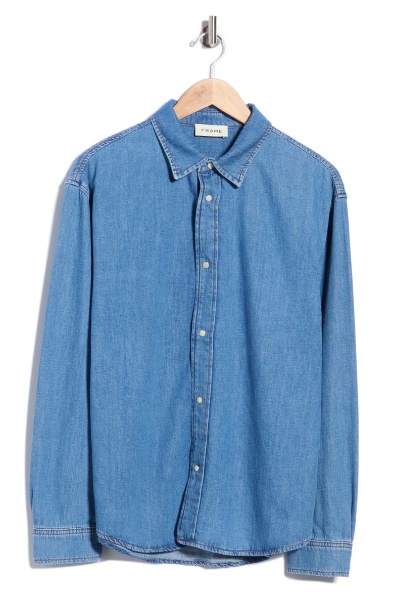 Classic Denim Shirt, Main, color, TIDEWASH