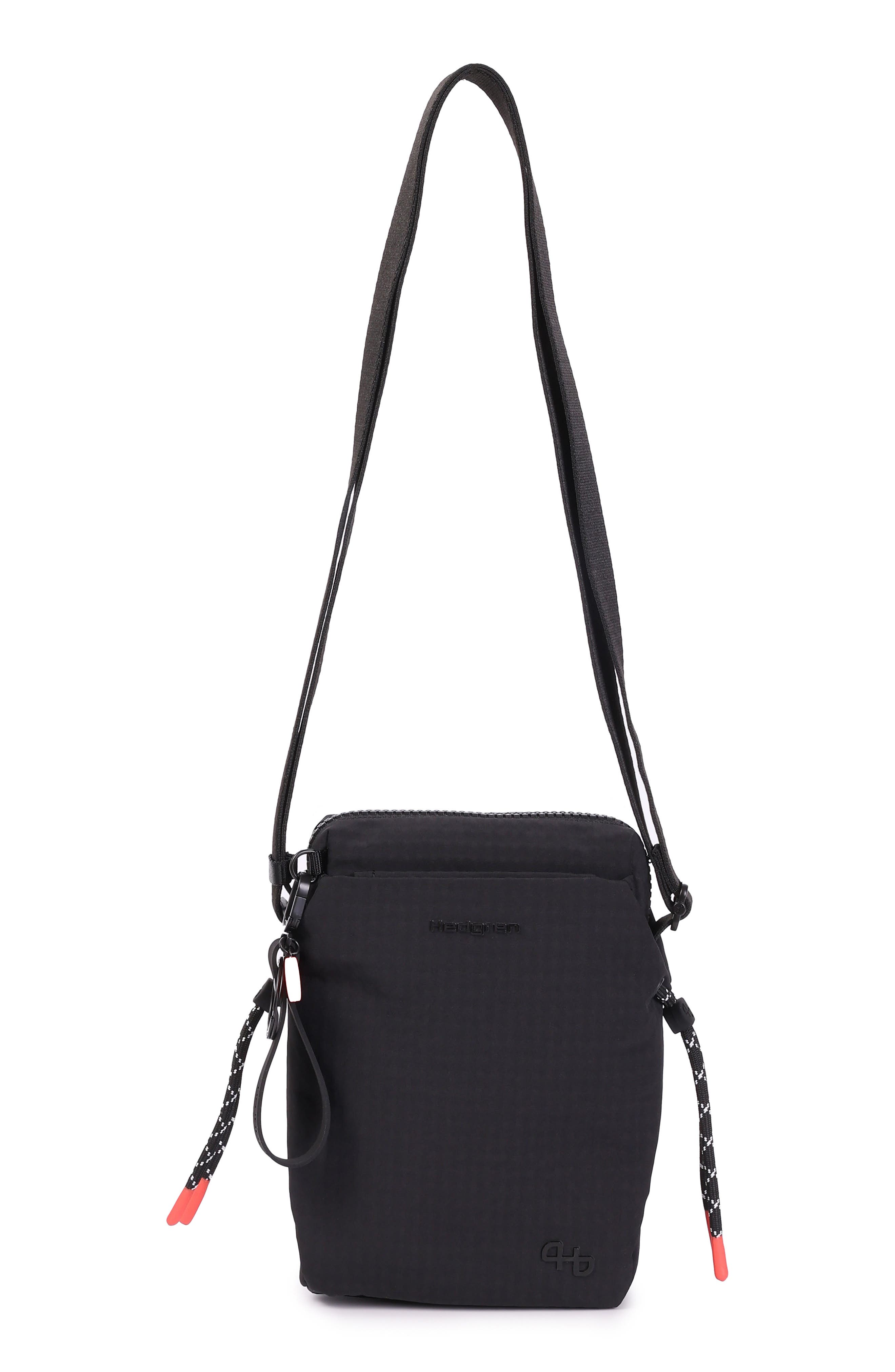 Hedgren Sipho Water Repellent Crossbody Bag, Alternate, color, Black
