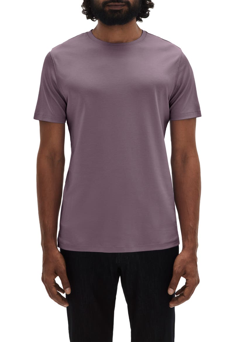 Georgia Pima Cotton T-Shirt, Main, color, EVENING PURPLE