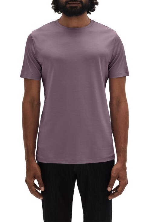Tシャツ・カットソー NEEDLES Men T Shirts QV305PL Purple Needles Crew Neck T-Shirt in Purple | SVD USA