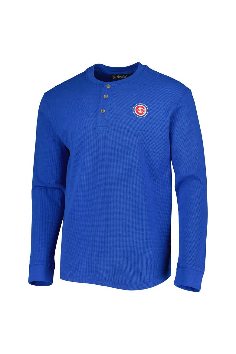 Men's Dunbrooke Chicago Cubs Royal Maverick Long Sleeve T-Shirt, Alternate, color, Royal