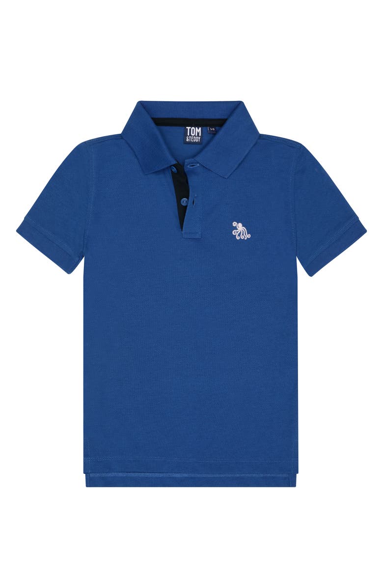 Tom & Teddy Kids' Piqué Polo, Main, color, 