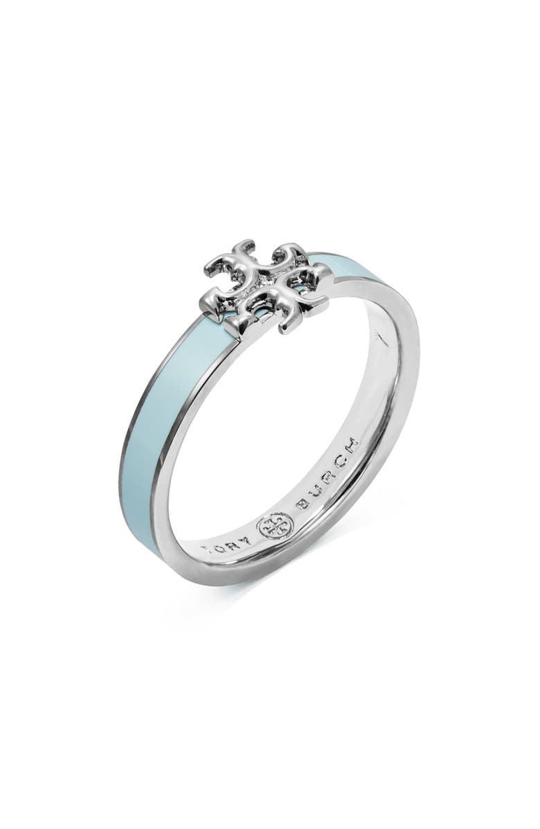 Tory Burch Icon Enamel Ring, Main, color, 