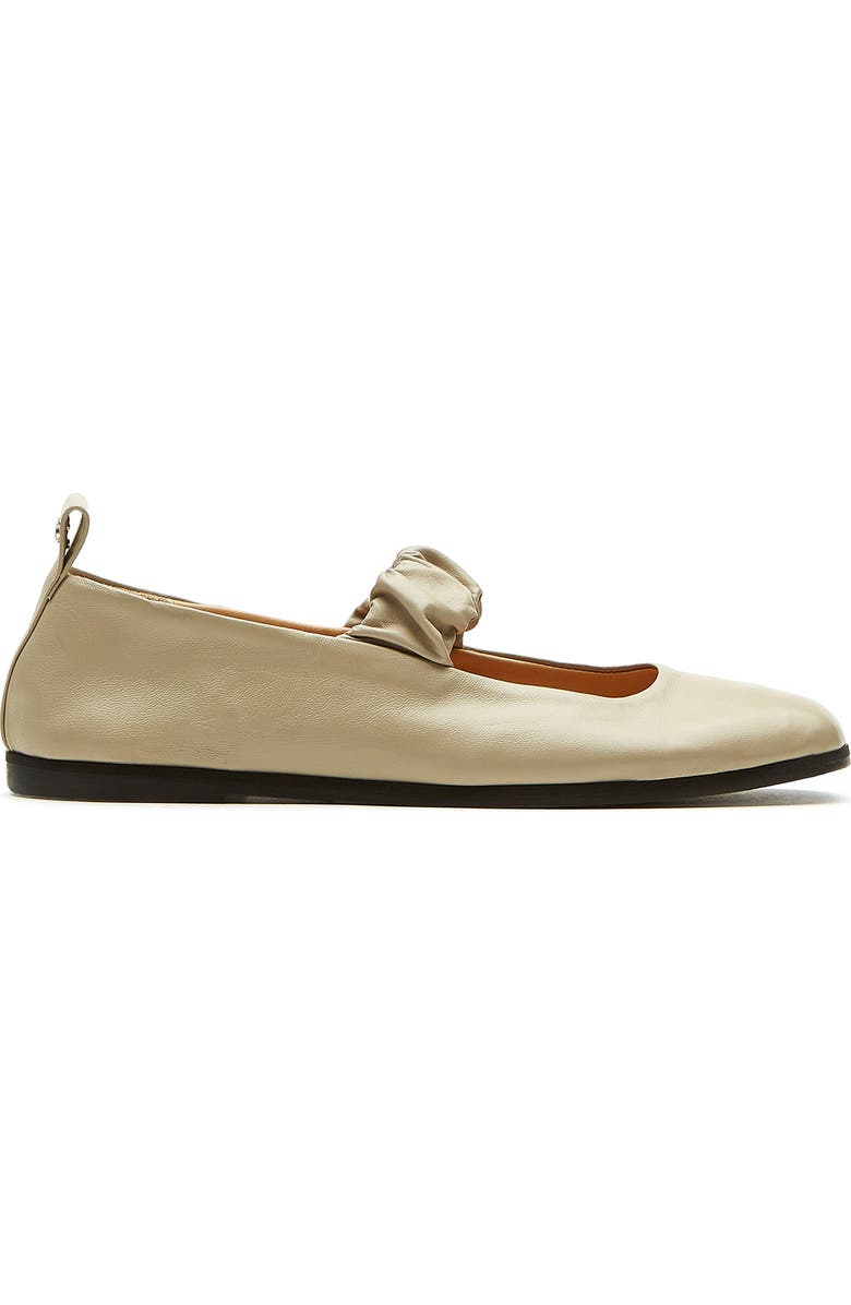 La Canadienne Grey City Dry<sup>™</sup> Waterproof Mary Jane Flat, Alternate, color, Beige Leather