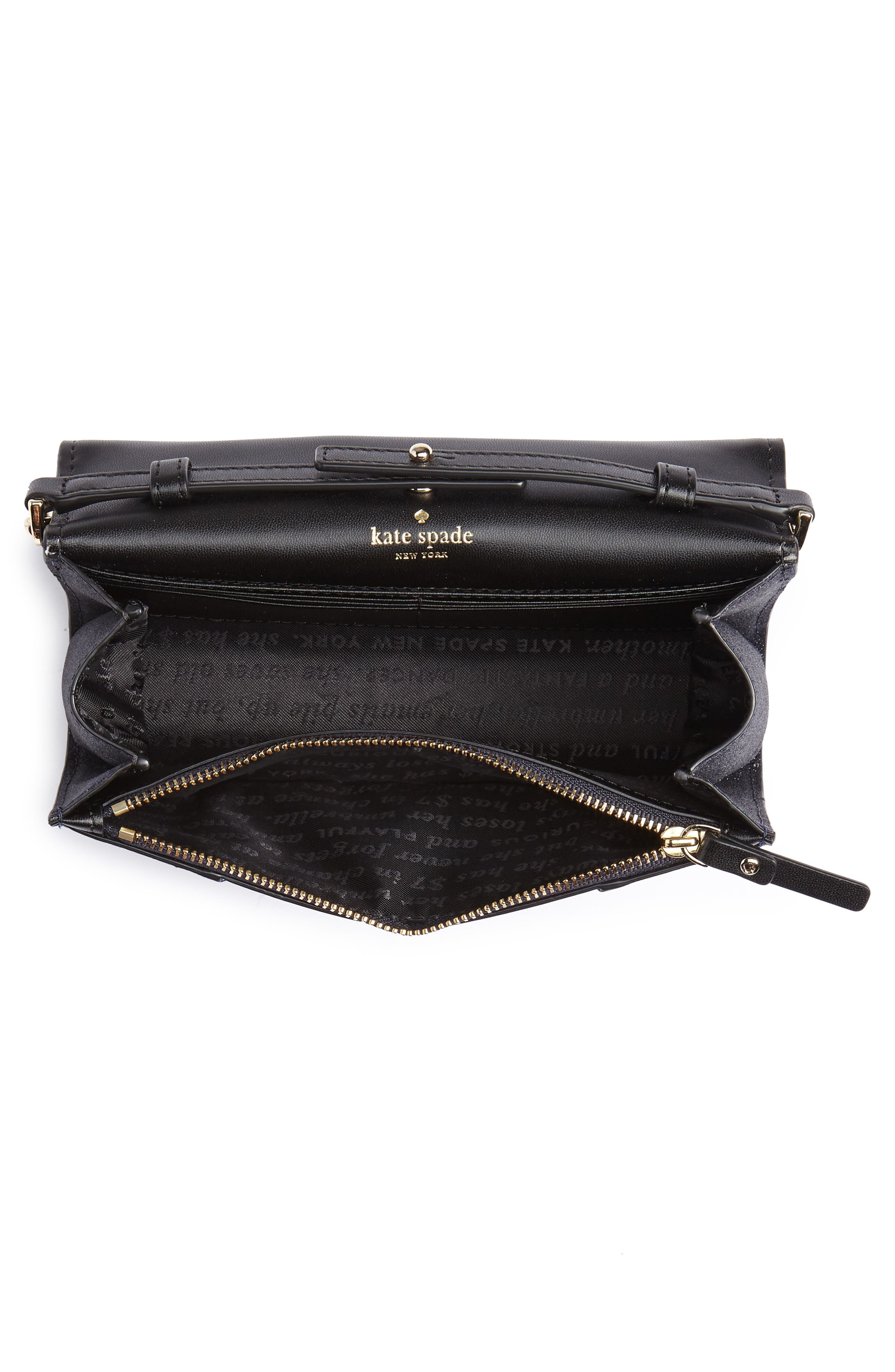 Kate Spade New York burgess court - glitter corin crossbody bag, Alternate, color, 