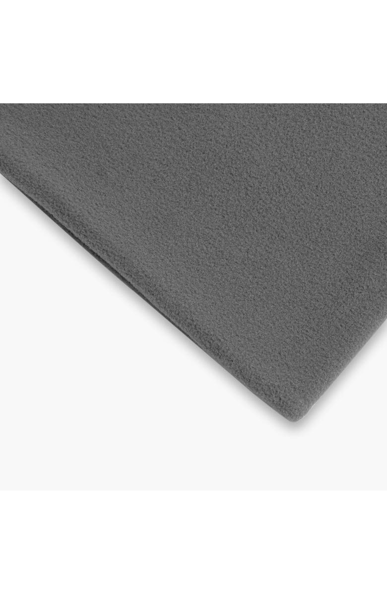 Turtle Fur Double-Layer Fleece Neck Warmer, Alternate, color, Graphite